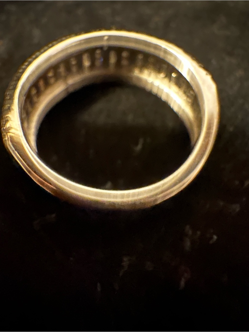 23) Baguette Cubic Zirconia Sterling Silver Ring - Picture 8 of 8
